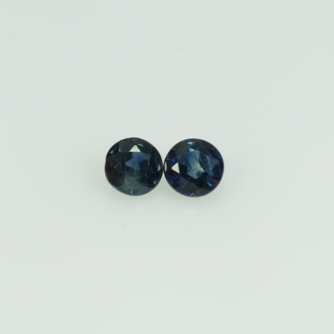 3.4 mm Natural Blue Sapphire Loose Gemstone Round Cut