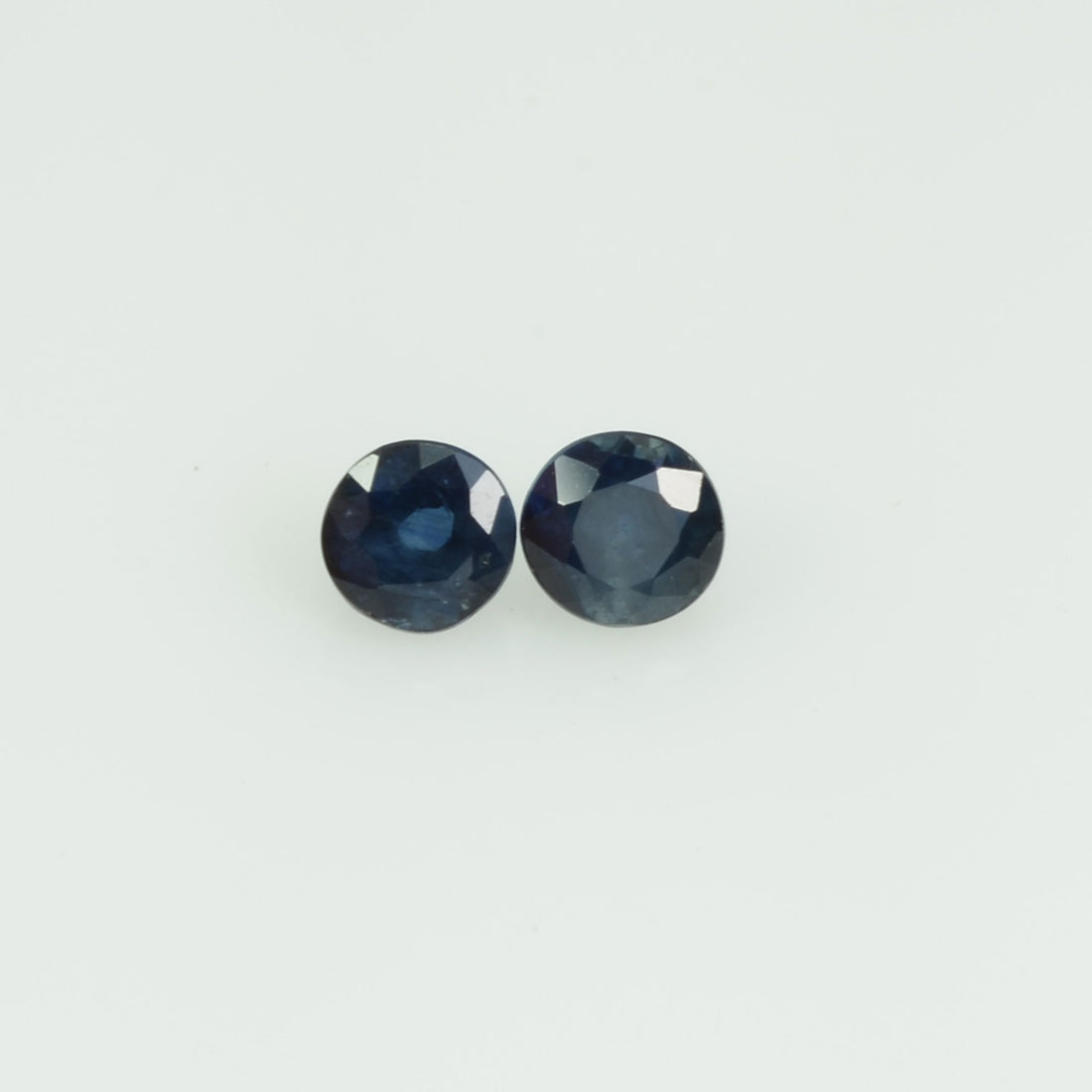3.4 mm Natural Blue Sapphire Loose Gemstone Round Cut