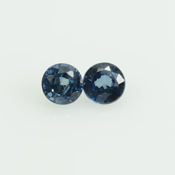 3.2 mm Natural Blue Sapphire Loose Gemstone Round Cut