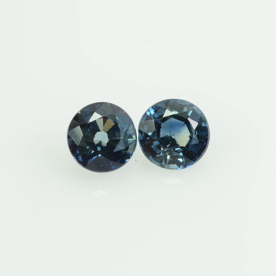 3.3 Natural Blue Sapphire Loose Gemstone Round Cut