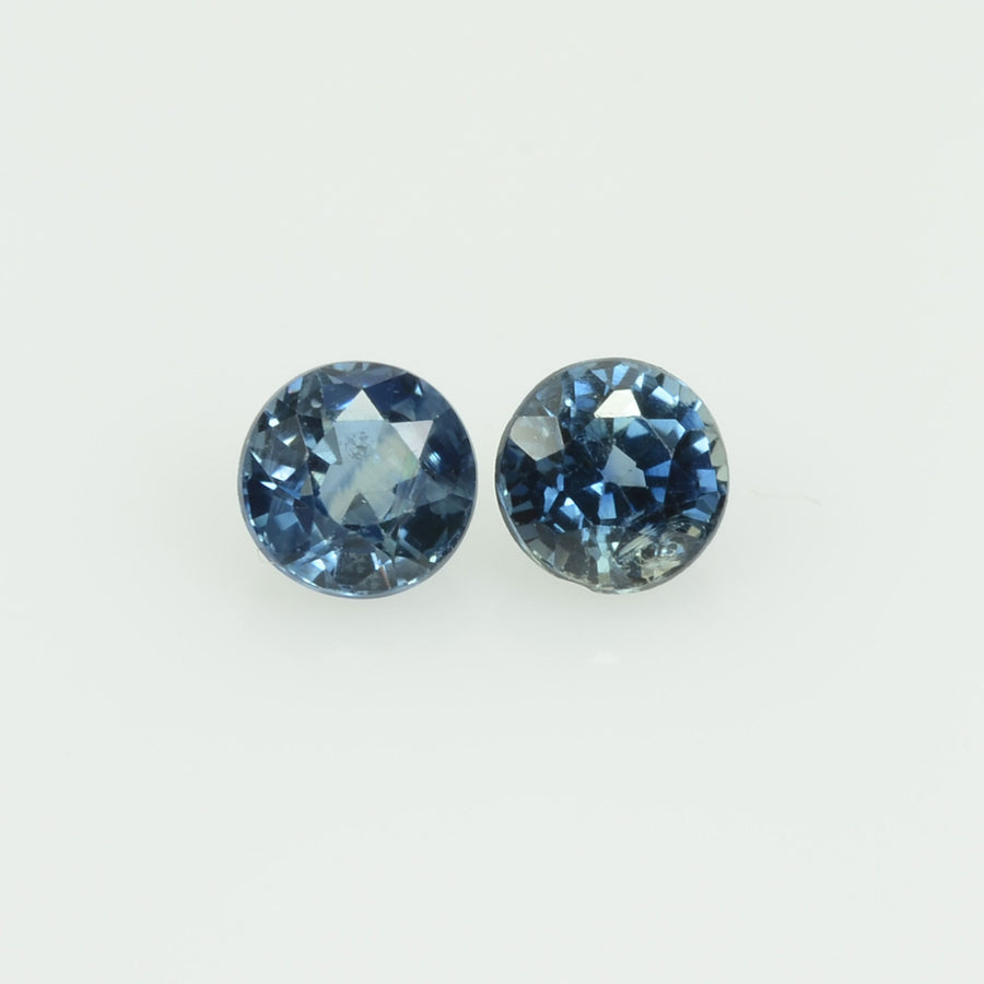 3.2 mm Natural Blue Sapphire Loose Gemstone Round Cut