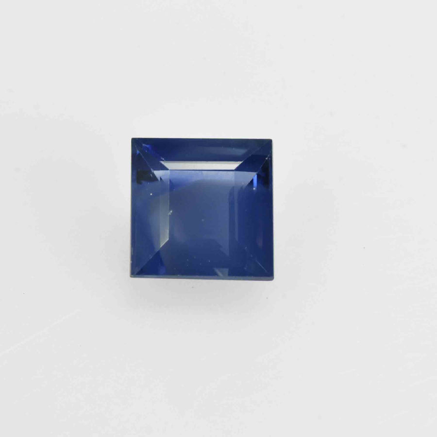 0.53 Cts Natural Blue Sapphire Loose Gemstone Square Cut