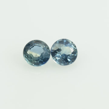 3.3 mm Natural Blue Sapphire Loose Gemstone Round Cut