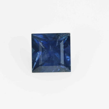0.63 Cts Natural Blue Sapphire Loose Gemstone Sqaure Cut