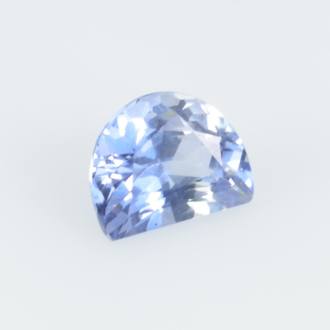 0.78 Cts Natural Blue  Sapphire Loose Gemstone Fancy Half Moon Cut - Thai Gems Export Ltd.