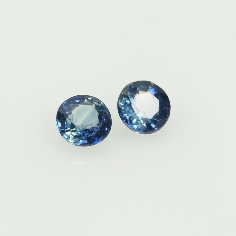 3.1 mm Natural Blue Sapphire Loose Gemstone Round Cut