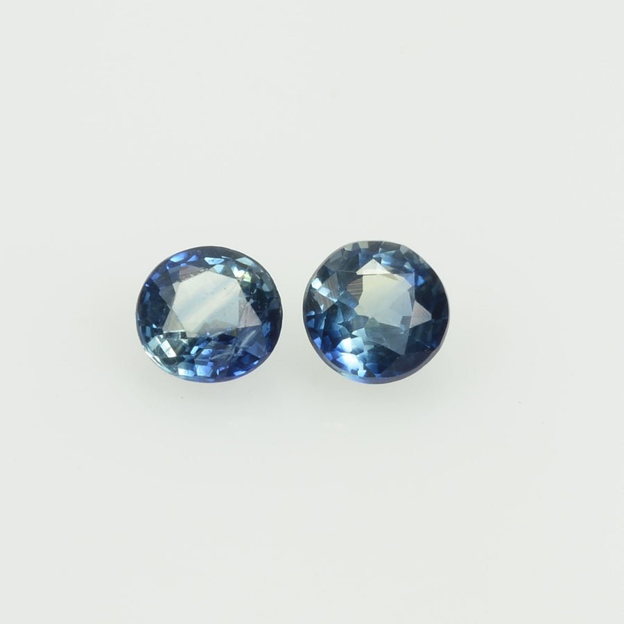 3.1 mm Natural Blue Sapphire Loose Gemstone Round Cut