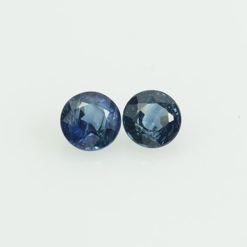 3.2 mm Natural Blue Sapphire Loose Gemstone Round Cut