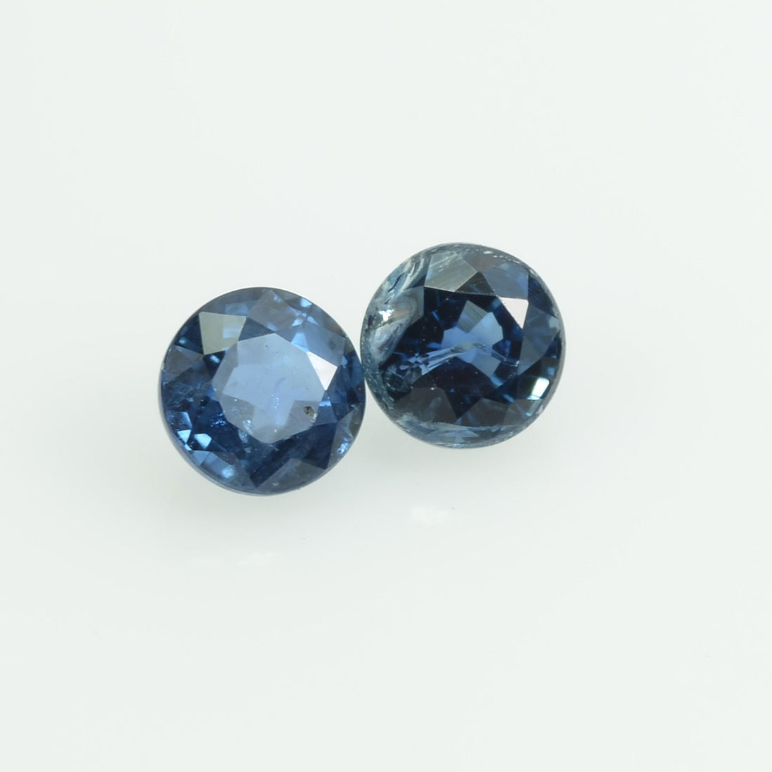3.5 mm Natural Blue Sapphire Loose Gemstone Round Cut