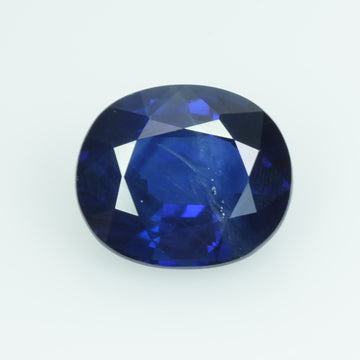 1.48 Cts Natural Blue Sapphire Loose Gemstone Oval Cut