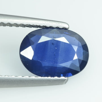 1.49 Cts Natural Blue Sapphire Loose Gemstone Oval Cut