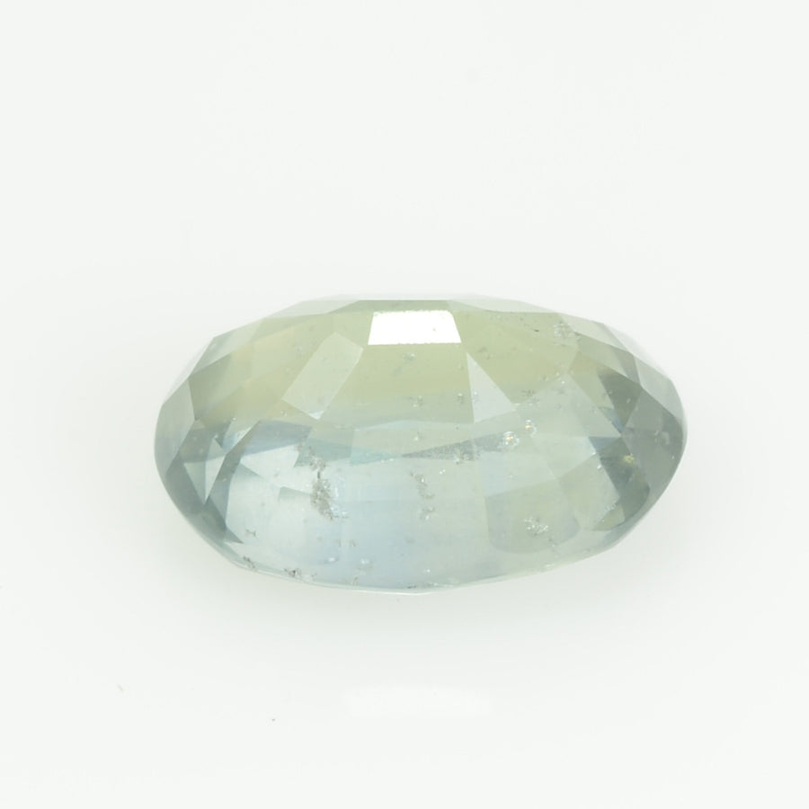 3.11 Cts Natural Green Sapphire Loose Gemstone Oval Cut