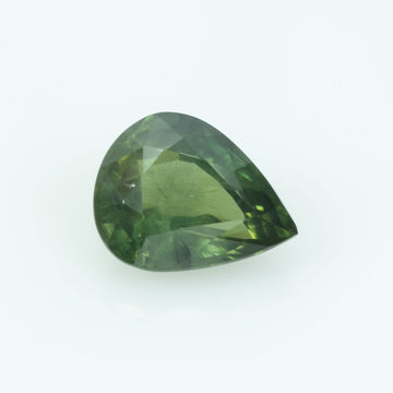 2.76 Cts Natural Green Sapphire Loose Gemstone Pear Cut