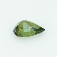 2.90 Cts Natural Green Sapphire Loose Gemstone Pear Cut