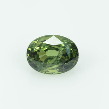 2.91 Cts Natural Green Sapphire Loose Gemstone Oval Cut