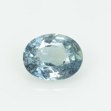 3.14 Cts Natural Pastel Blue Sapphire Loose Gemstone Oval Cut