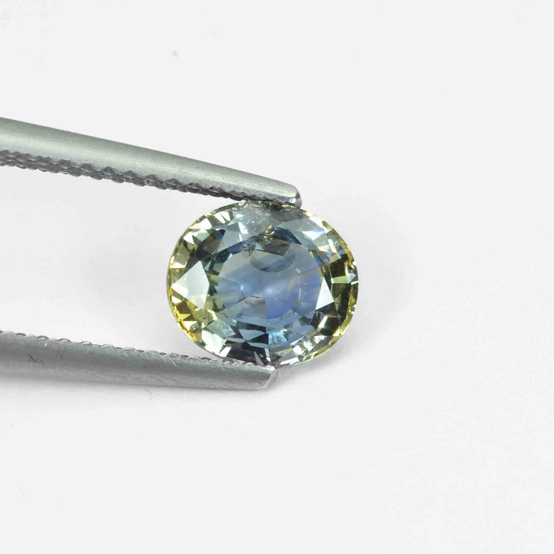 1.64 Cts Natural Bi-Color Sapphire Loose Gemstone Oval Cut