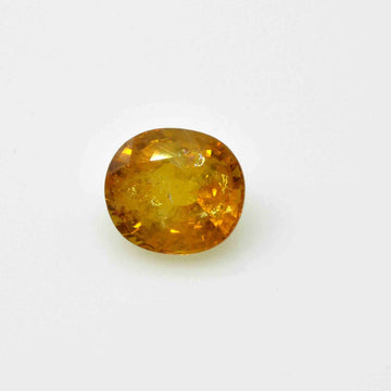 3.04 Cts Natural Yellow Sapphire Loose Gemstone Oval Cut