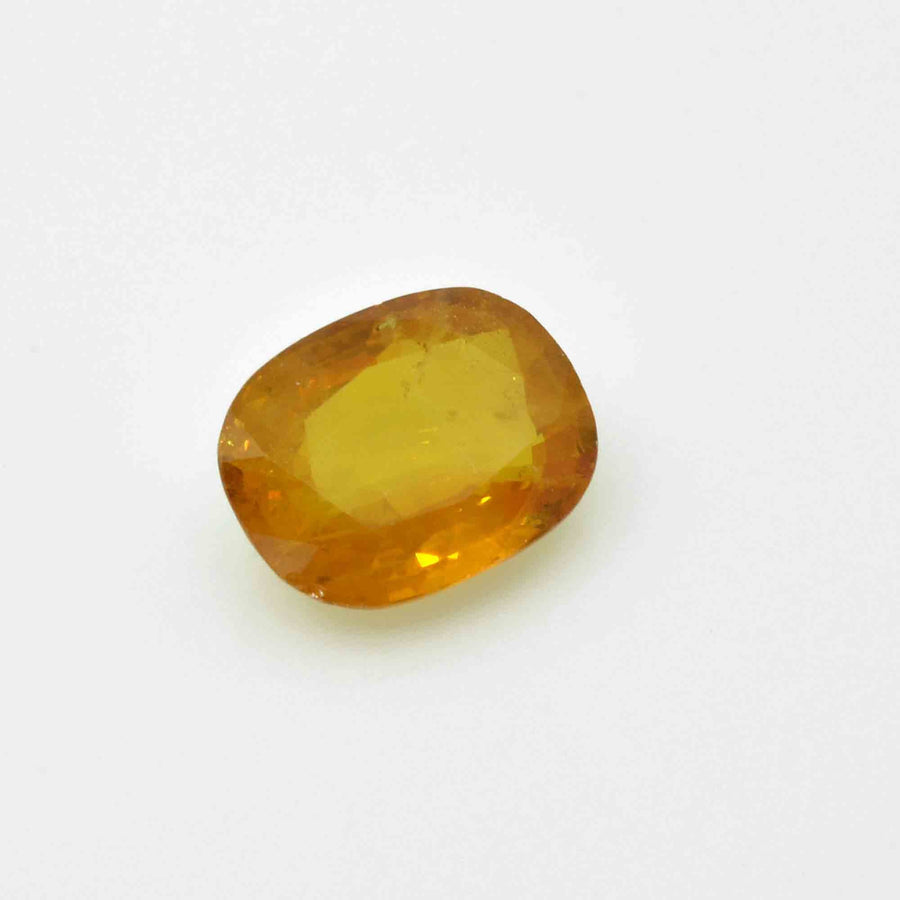 3.59 Cts Natural Yellow Sapphire Loose Gemstone Cushion Cut