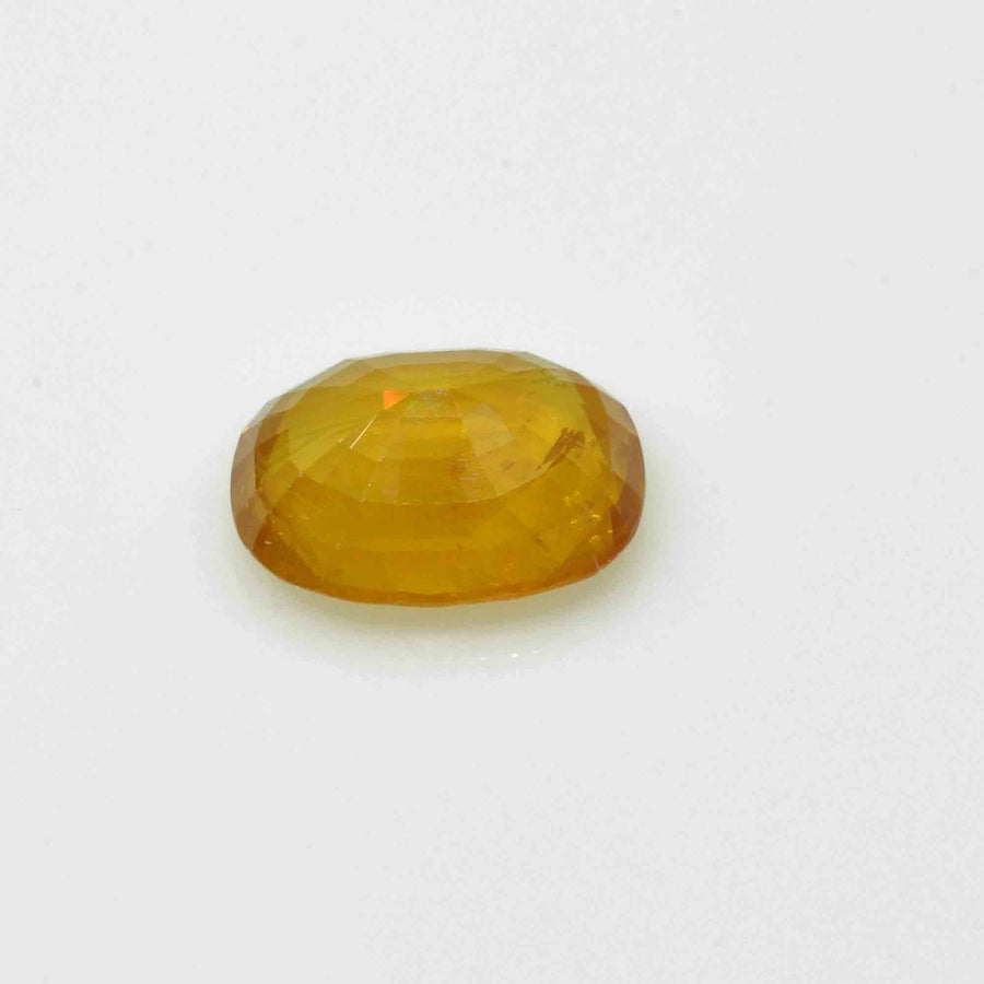 3.59 Cts Natural Yellow Sapphire Loose Gemstone Cushion Cut