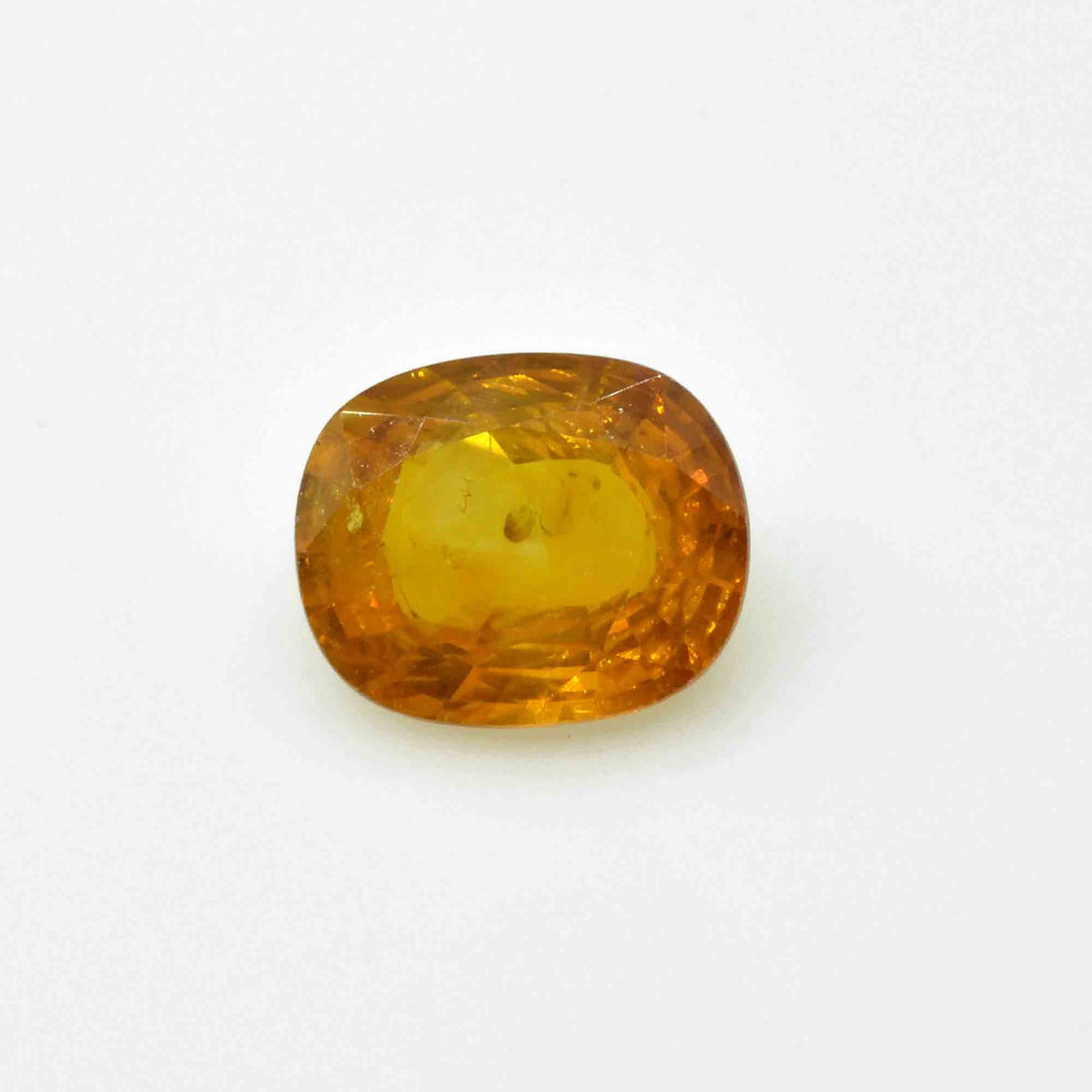 3.62 Cts Natural Yellow Sapphire Loose Gemstone Cushion Cut