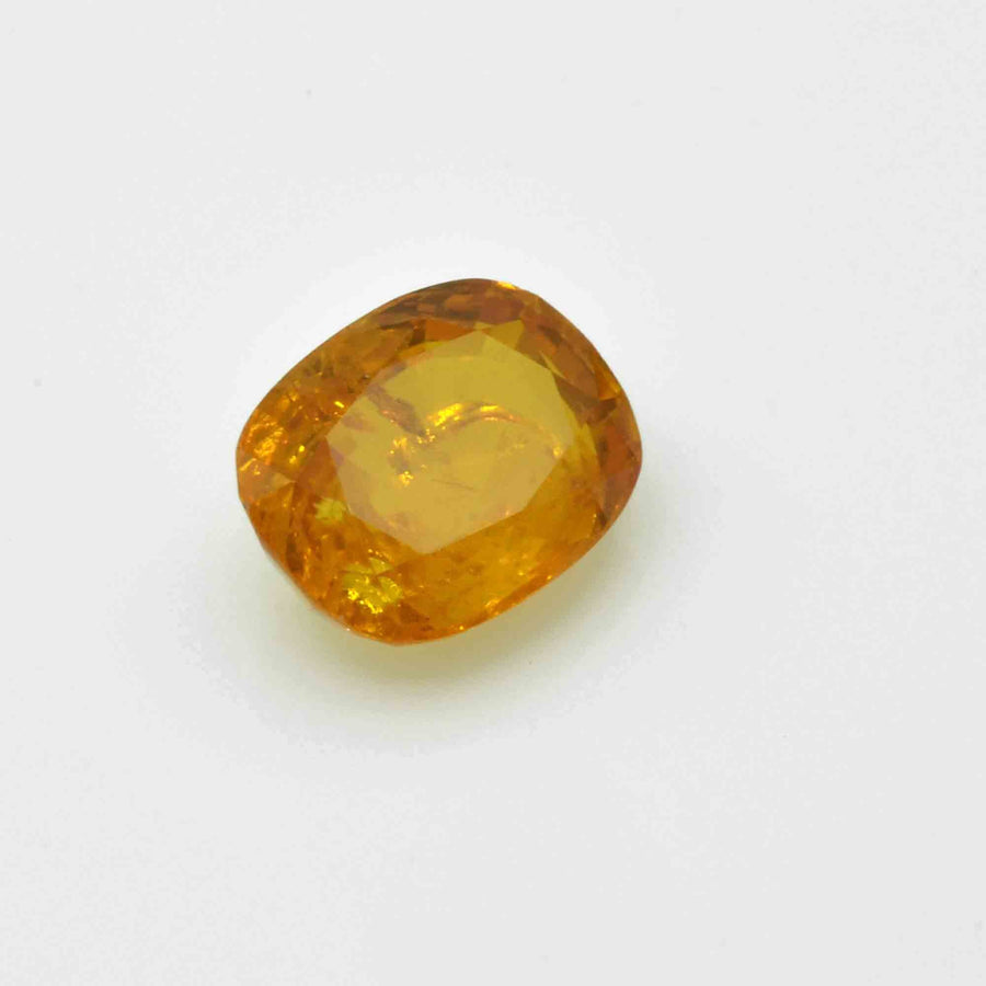 4.19 Cts Natural Yellow Sapphire Loose Gemstone Cushion Cut