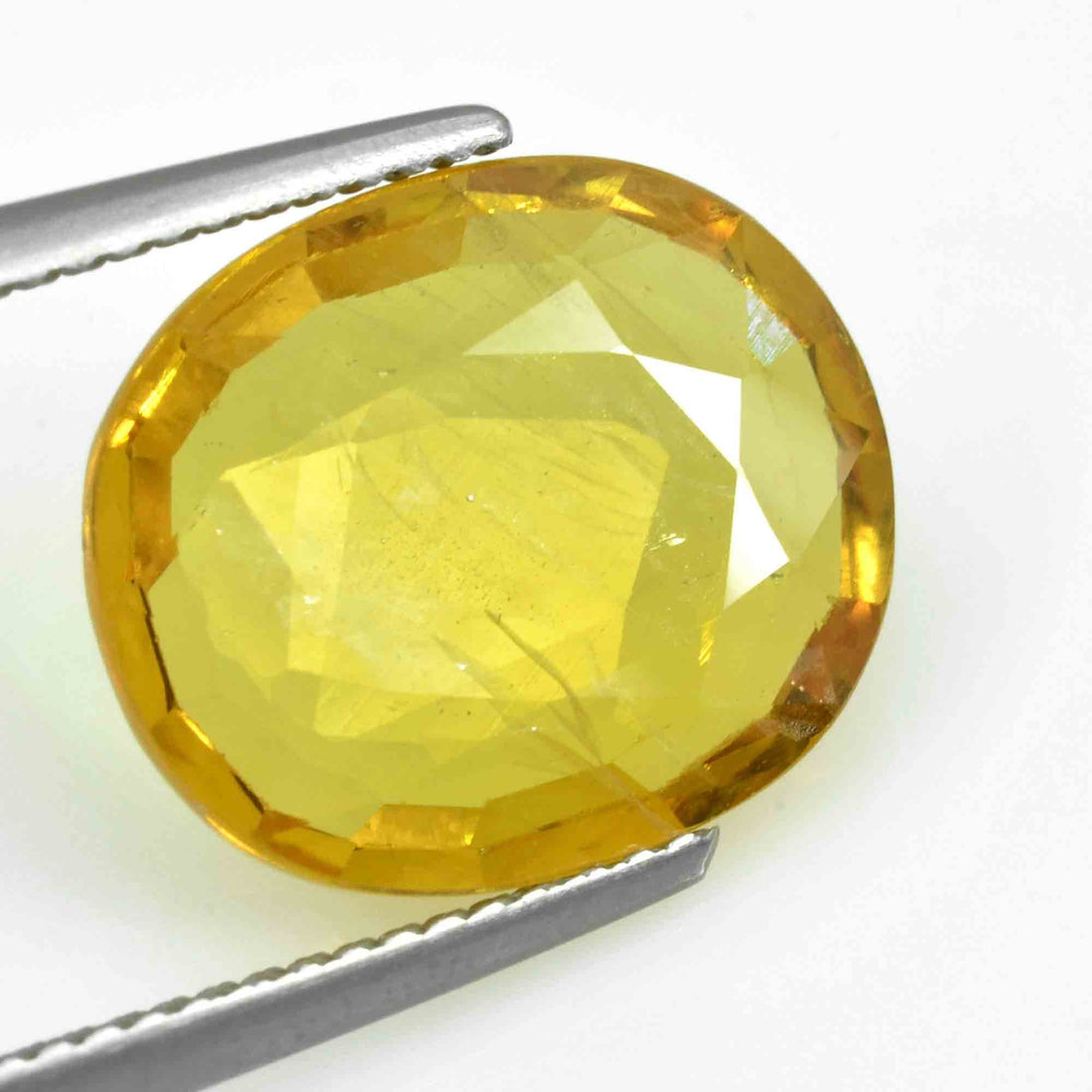 6.83 Cts Natural Yellow Sapphire Loose Gemstone Cushion Cut