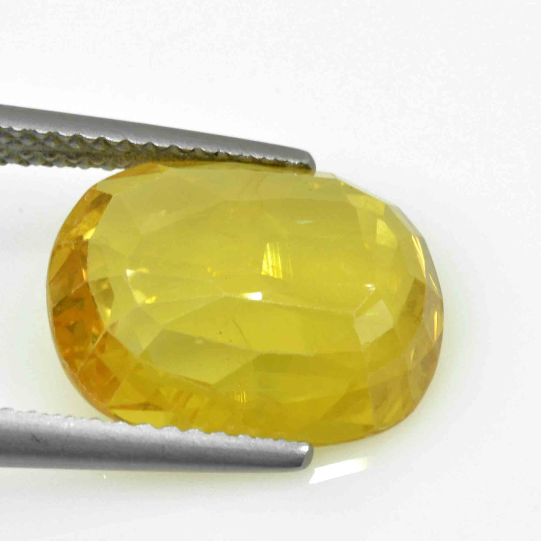 7.33 Cts Natural Yellow Sapphire Loose Gemstone Cushion Cut