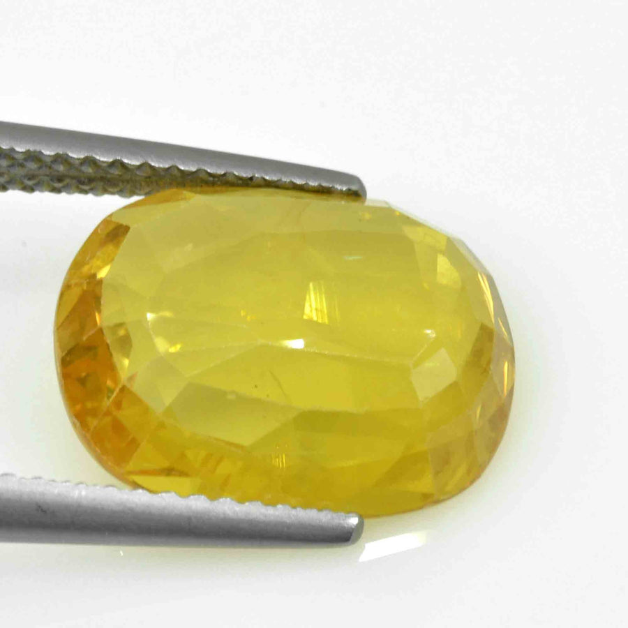 7.33 Cts Natural Yellow Sapphire Loose Gemstone Cushion Cut