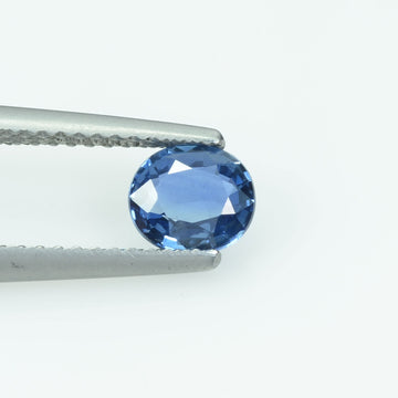 0.70 Cts Natural Blue Sapphire Loose Gemstone Oval Cut