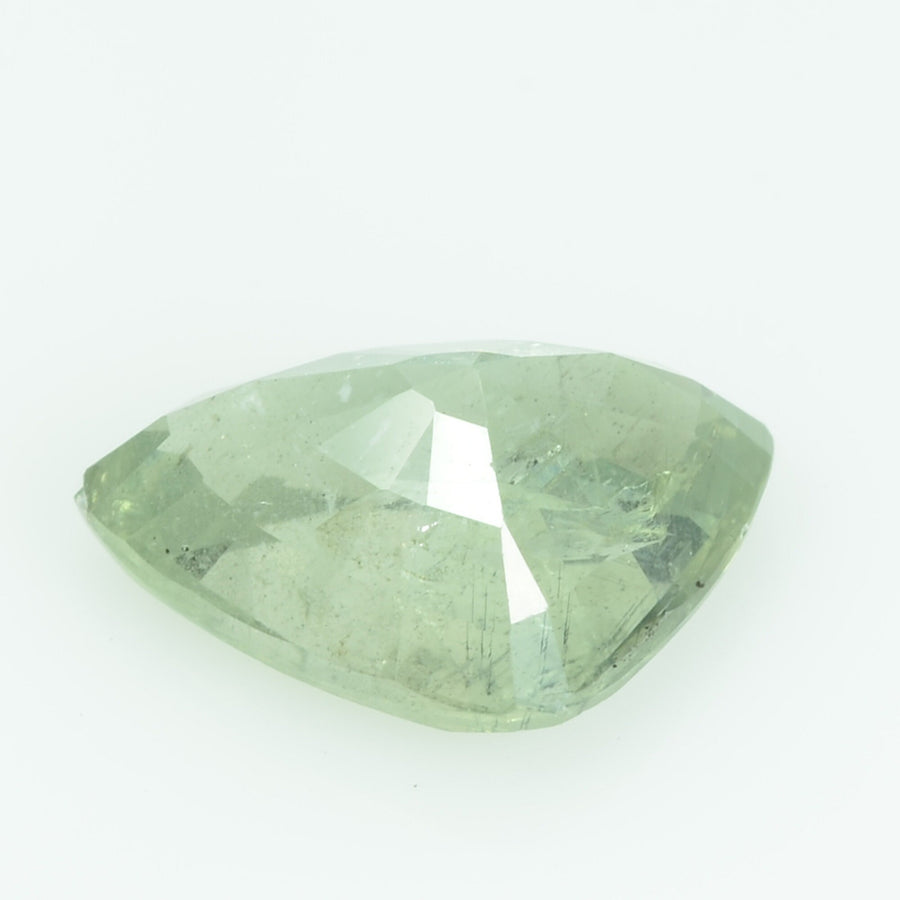 3.65 Cts Natural Green Sapphire Loose Gemstone Trillion Cut