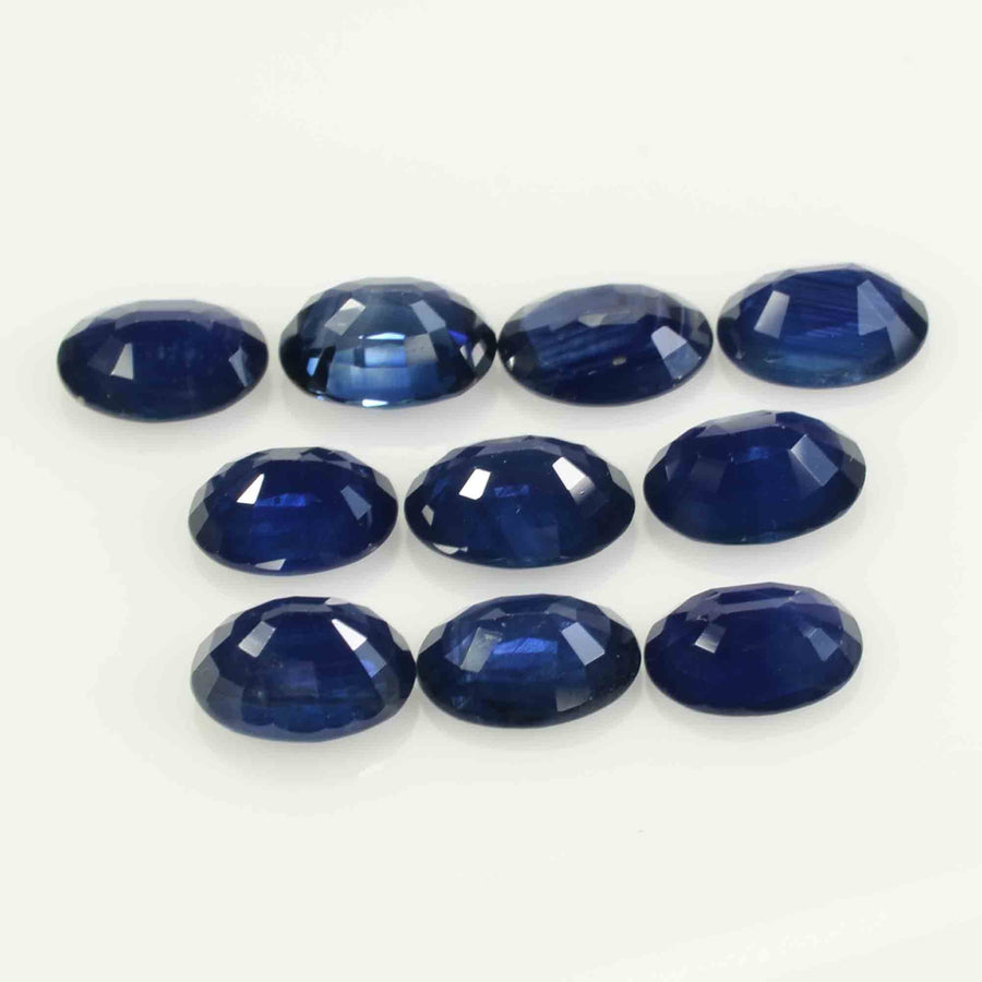 8x6 MM Natural Blue Sapphire Loose Gemstone Oval Cut