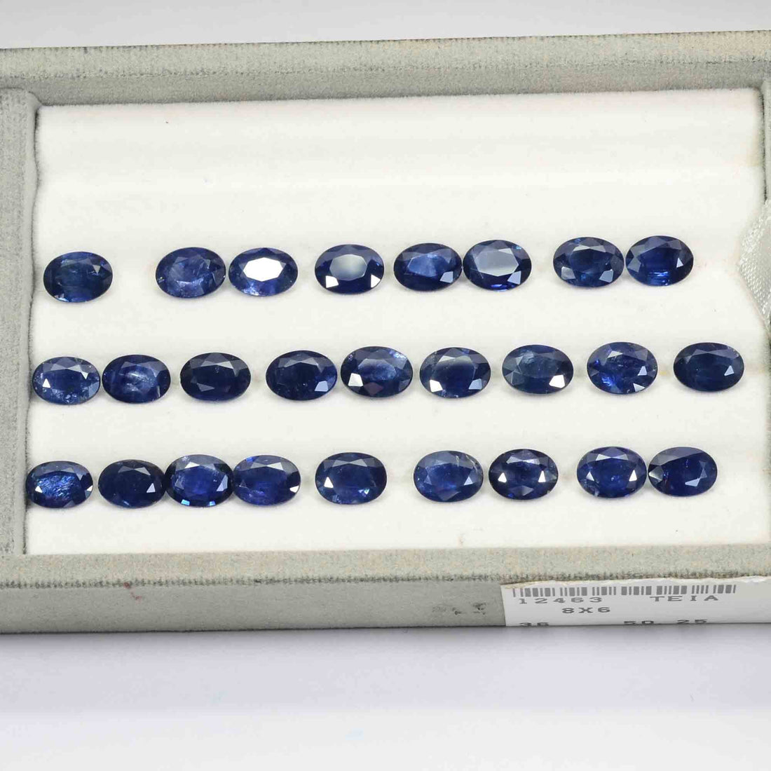 8x6 MM Natural Blue Sapphire Loose Gemstone Oval Cut