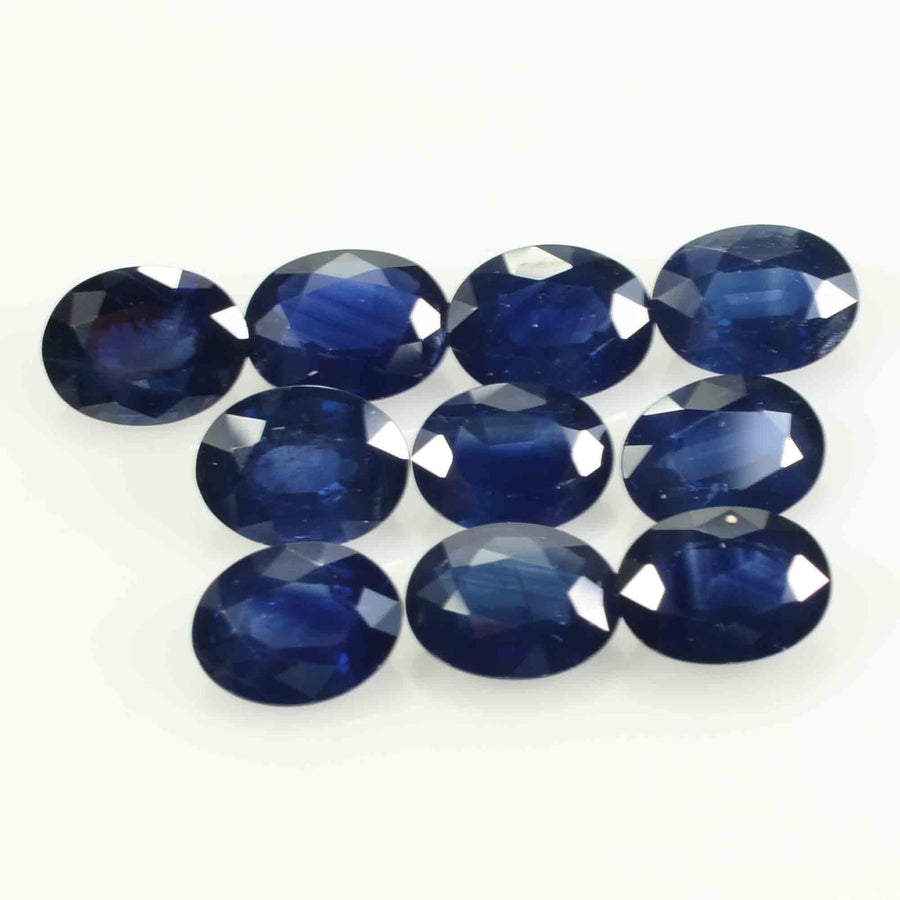 8x6 MM Natural Blue Sapphire Loose Gemstone Oval Cut