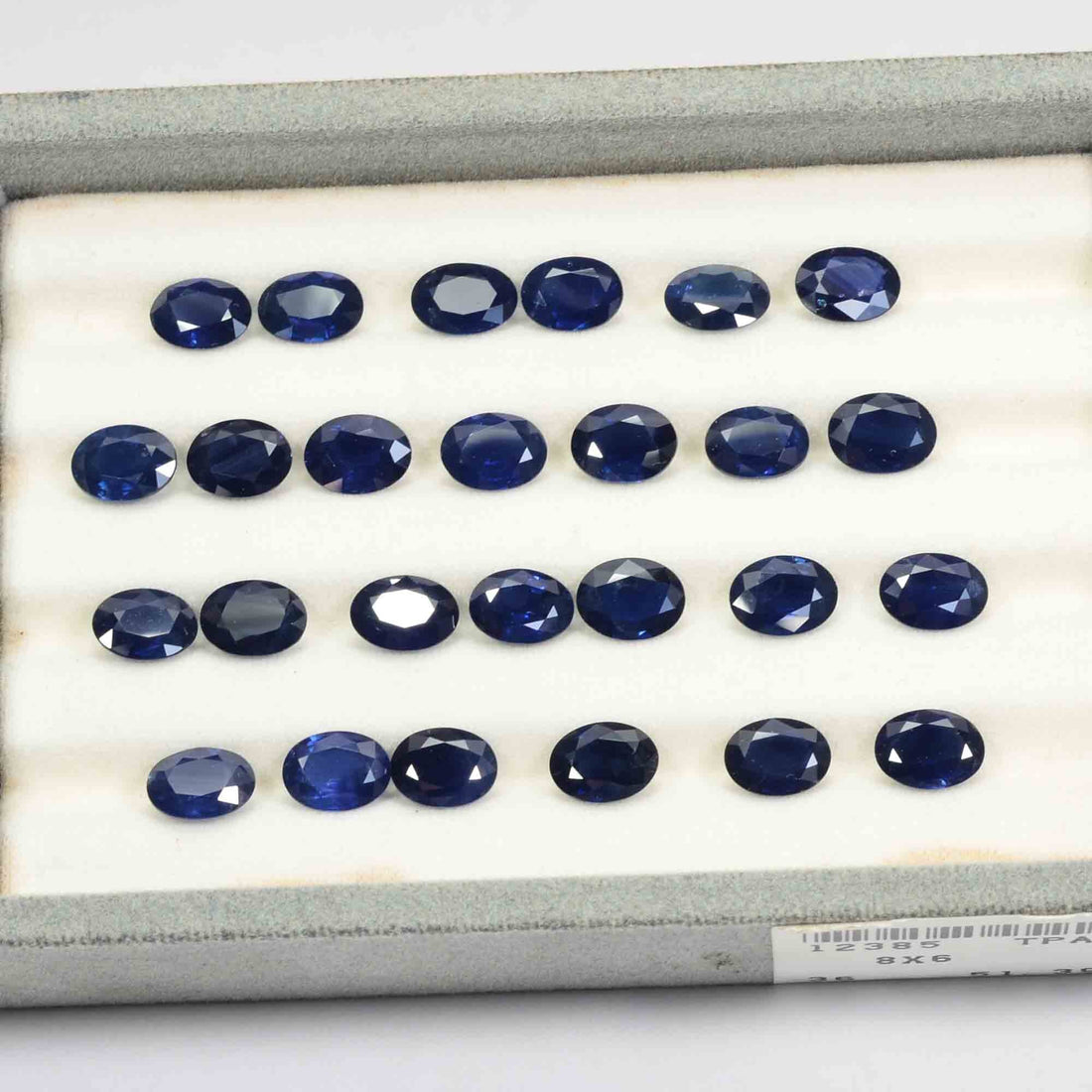 8x6 MM Natural Blue Sapphire Loose Gemstone Oval Cut