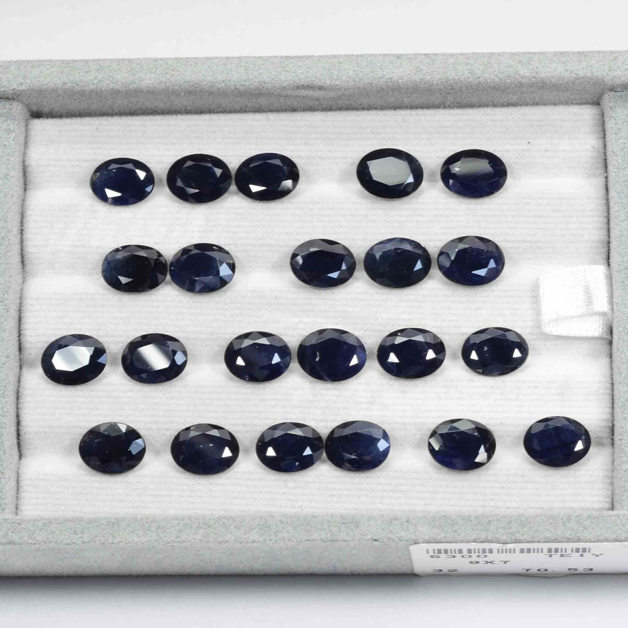 9x7 MM Natural Blue Sapphire Loose Gemstone Oval Cut