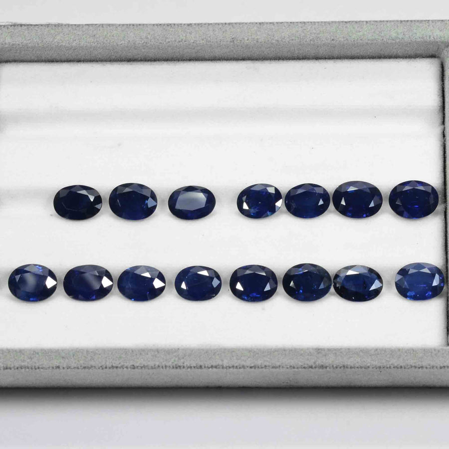 9x7 MM Natural Blue Sapphire Loose Gemstone Oval Cut