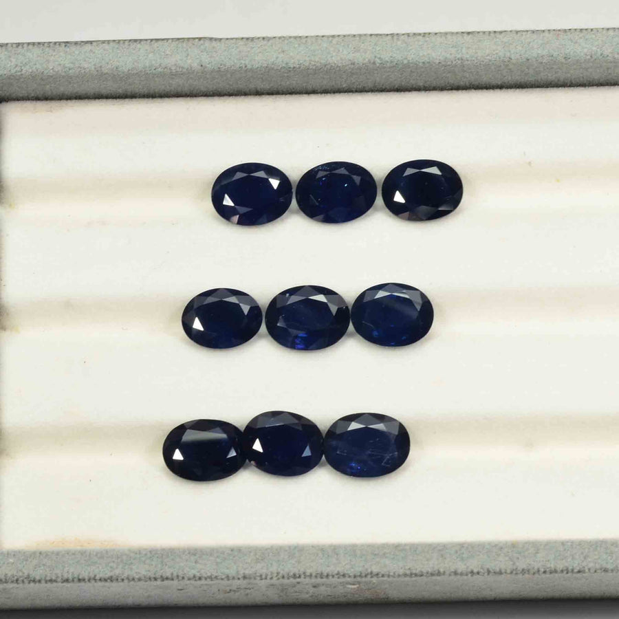 10x8 MM Natural Blue Sapphire Loose Gemstone Oval Cut