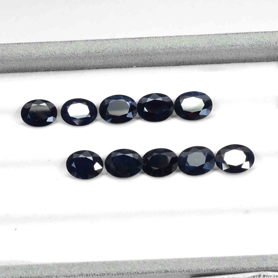 10x8 MM Natural Blue Sapphire Loose Gemstone Oval Cut