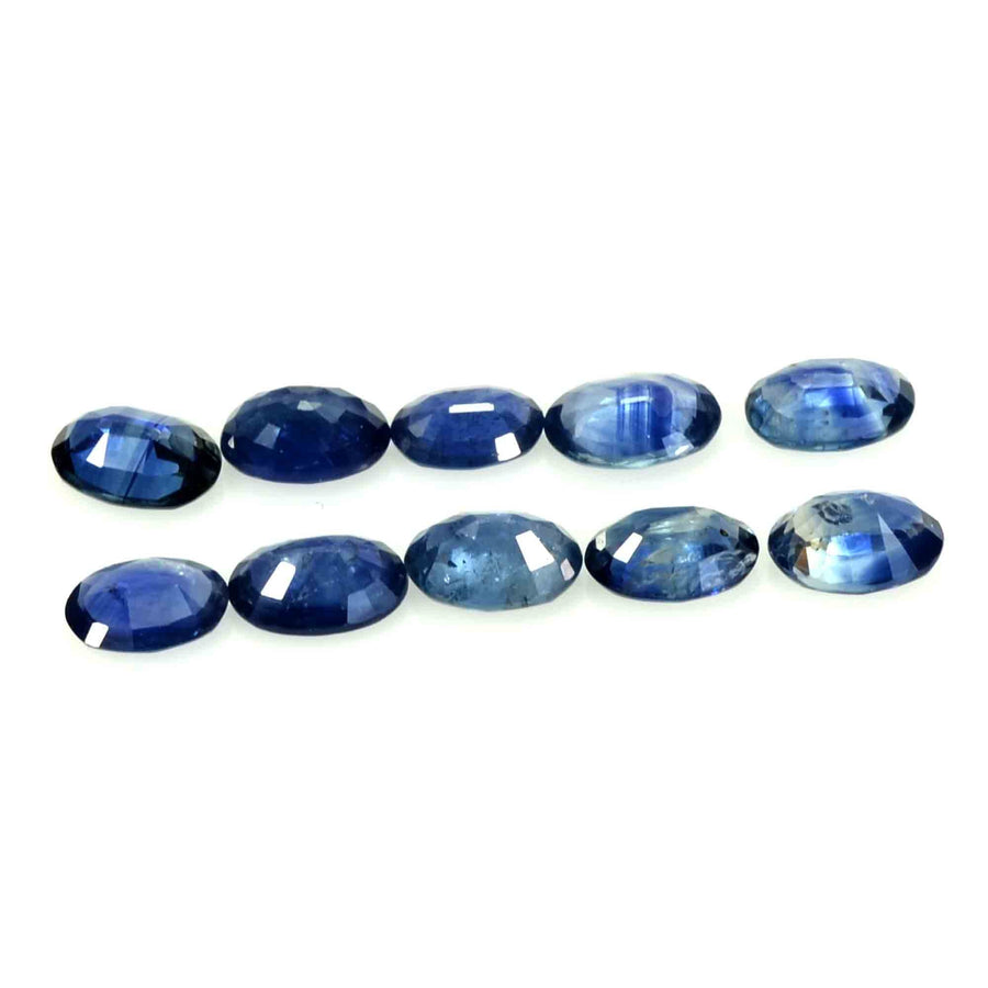 6x4 MM Natural Blue Sapphire Loose Gemstone Oval Cut