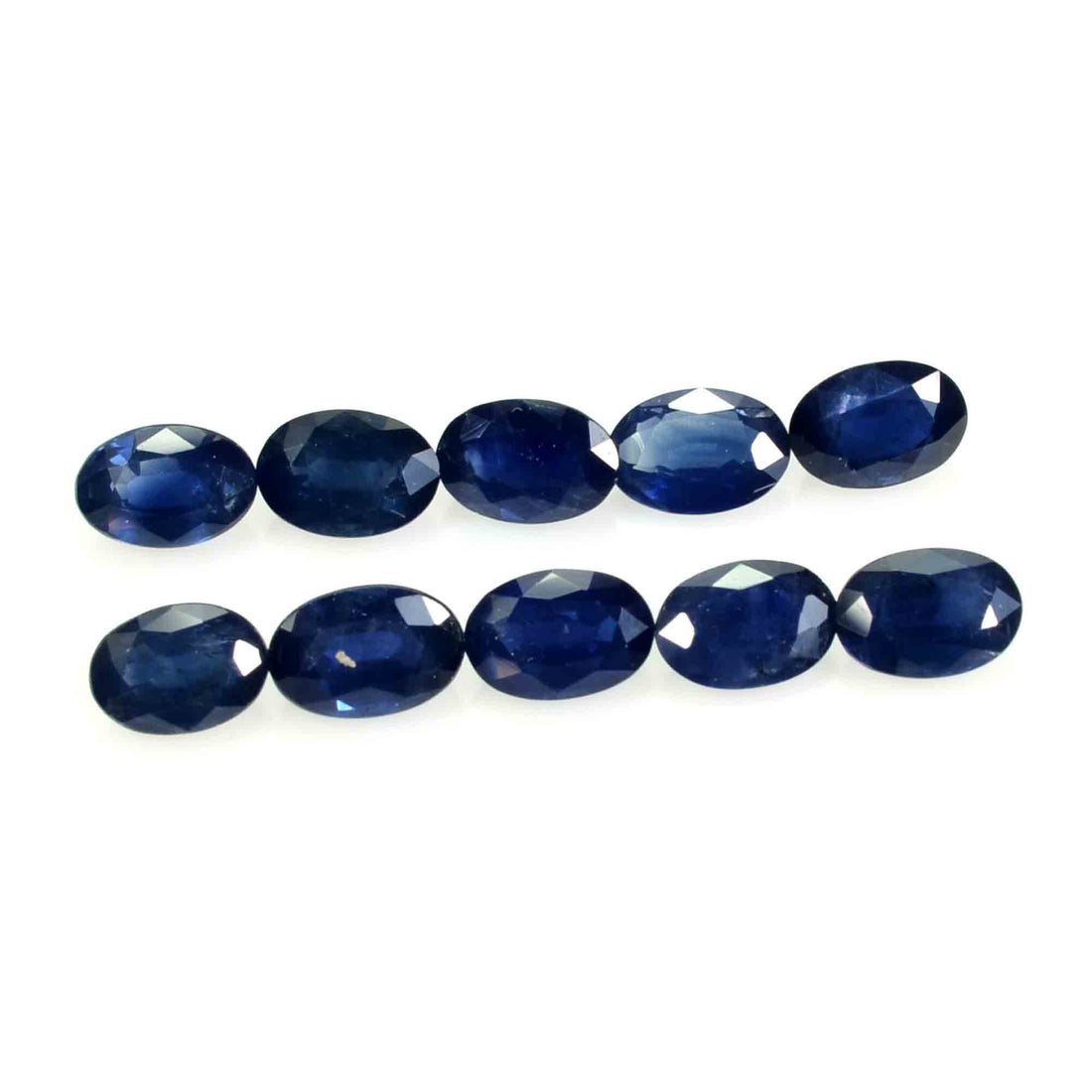 6x4 MM Natural Blue Sapphire Loose Gemstone Oval Cut