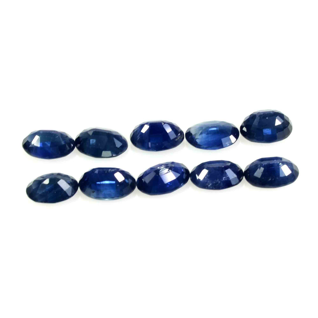 6x4 MM Natural Blue Sapphire Loose Gemstone Oval Cut
