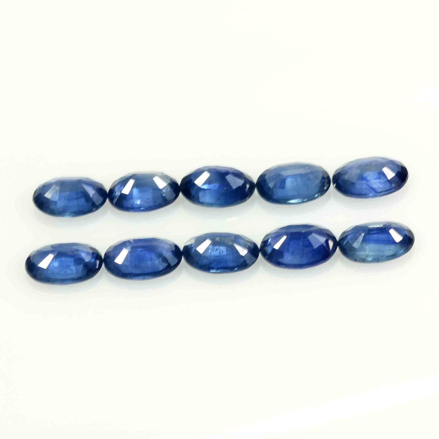 6x4 MM Natural Blue Sapphire Loose Gemstone Oval Cut