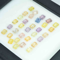 5x4 MM Lot Natural Multi-Color Sapphire Loose Gemstone Octagon Cut