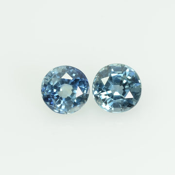 4.0 mm Natural Blue Sapphire Loose Gemstone Round Cut