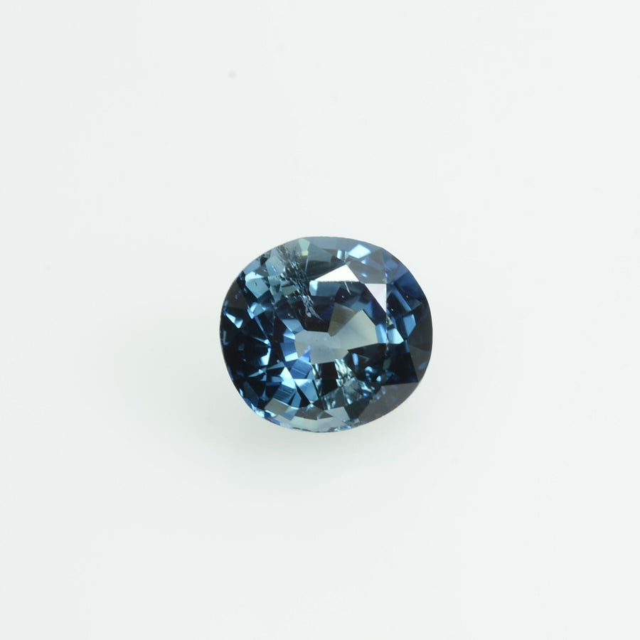 0.60 Cts Natural Blue Sapphire Loose Gemstone Oval Cut