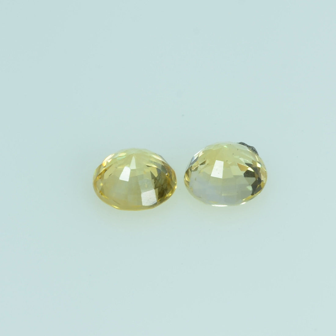 3.7 mm Natural Yellow Sapphire Loose Gemstone Round Cut