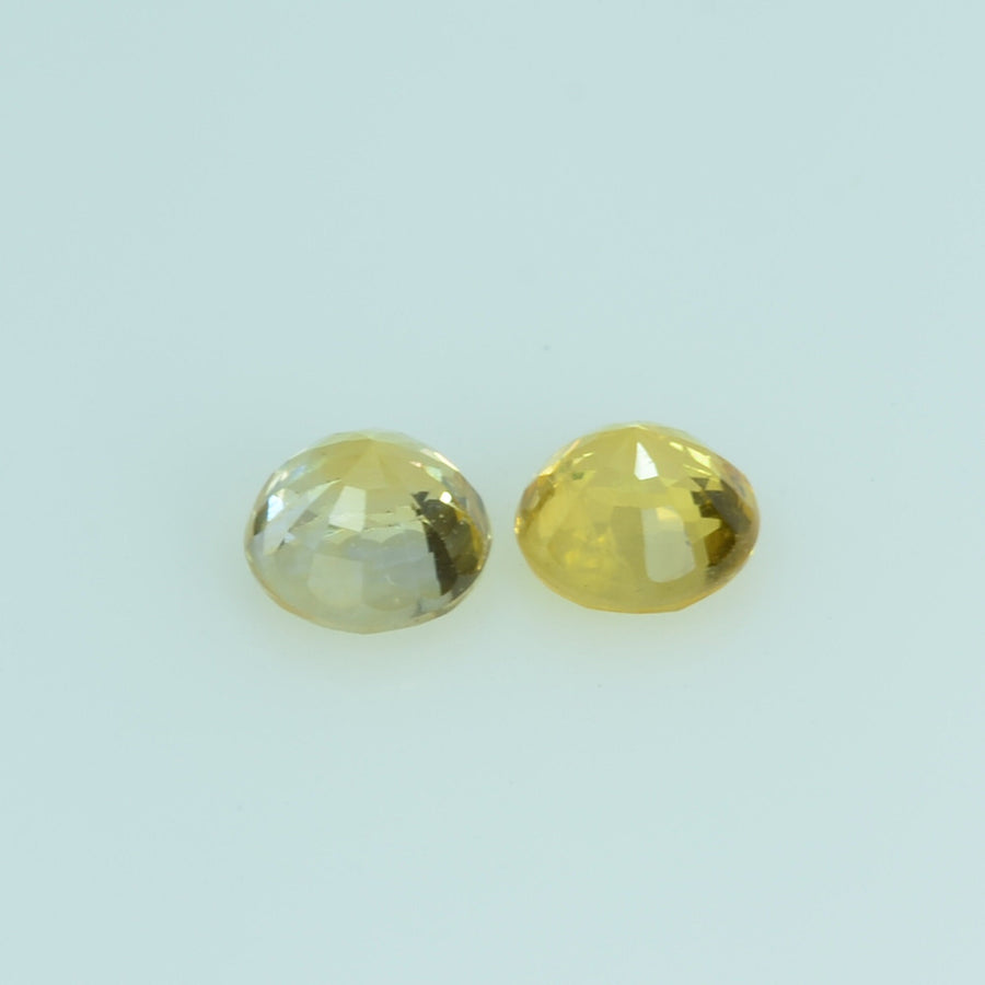 4.0 mm Natural Yellow Sapphire Loose Gemstone Round Cut