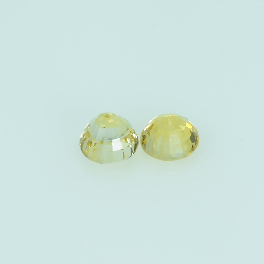 3.5 mm Natural Yellow Sapphire Loose Gemstone Round Cut - Thai Gems Export Ltd.