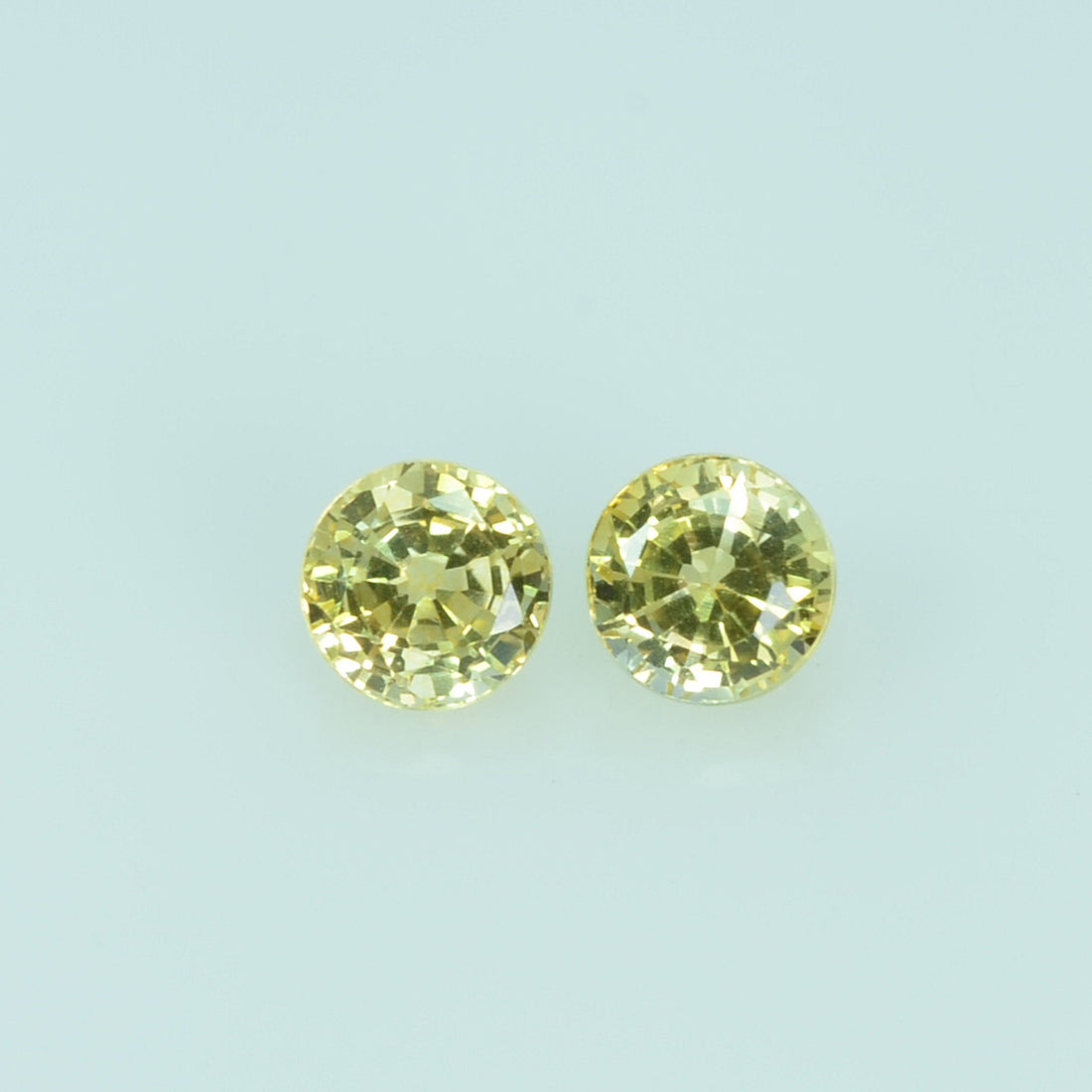 3.5 mm Natural Yellow Sapphire Loose Gemstone Round Cut - Thai Gems Export Ltd.